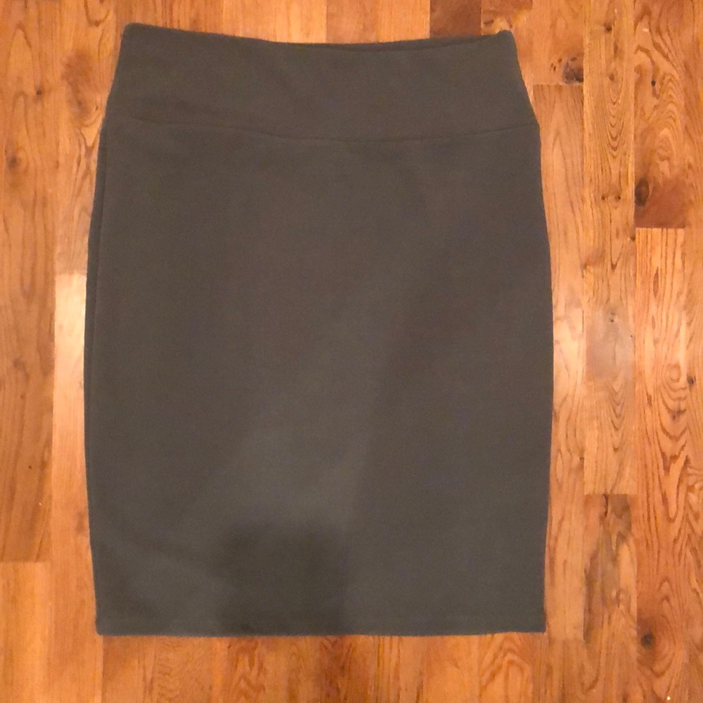 Pencil skirt.
